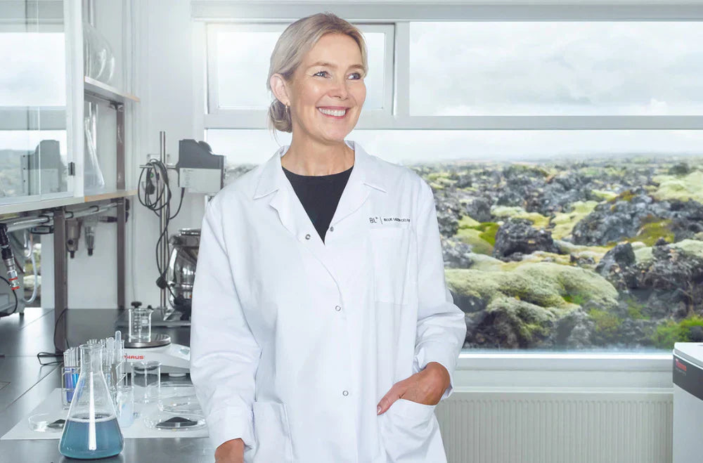 Allt um margverðlaunaða Mineral Mask: Samtal við Ásu Brynjólfsdóttur, rannókna- og þróunarstjóra Bláa Lónsins